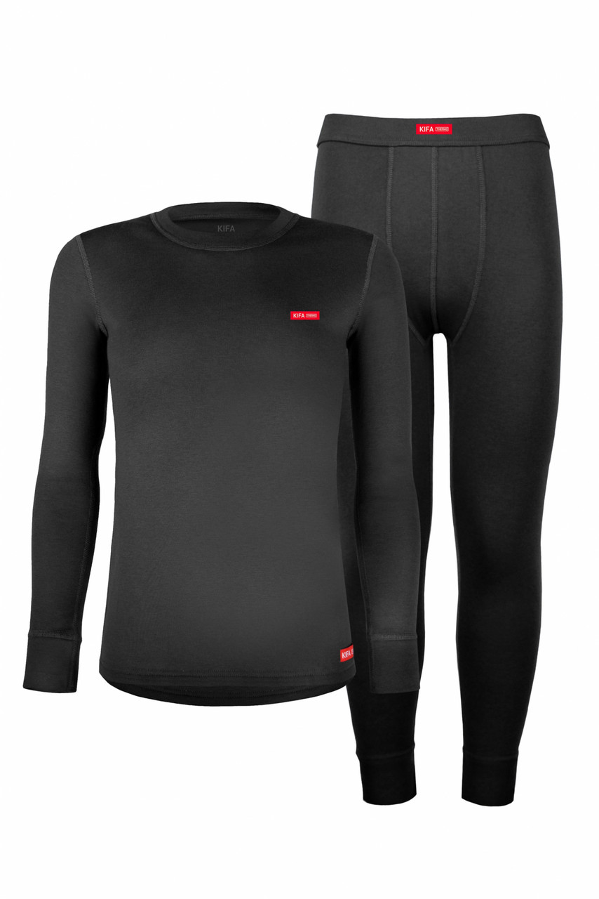 Комплект термобілизни дитячій KIFA чорний 40 ( 146-152 см)