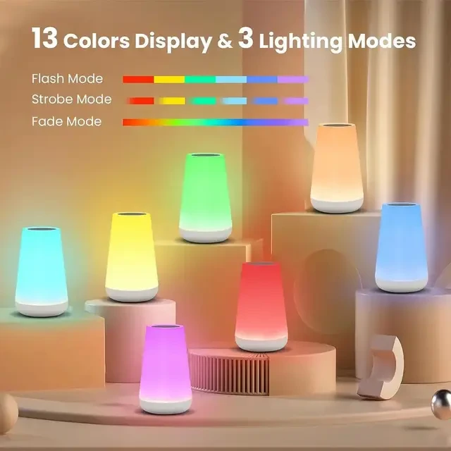Акумуляторний RGB LED нічник Magic ligh