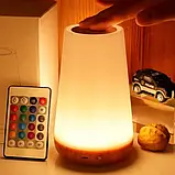 Акумуляторний RGB LED нічник Magic ligh, фото 3