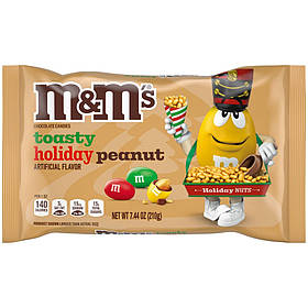 Драже M&M's Toasty Holiday Peanut 210g