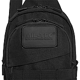 Сумка тактична однолямка через плече Mil-Tec Crossbody Bag - Black, фото 7