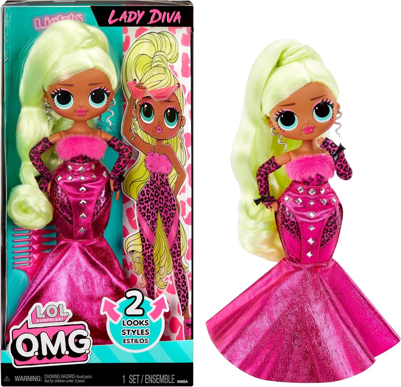 Кукла ЛОЛ ОМГ Леди Дива LOL Surprise OMG Lady Diva Fashion Doll with Multiple Surprises.