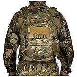 Штурмовий рюкзак до плитоноски SMALL PACK з кріпленням моллє у кольорі мультикам, фото 2