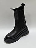 Зимові високі черевики челсі ТМ Teona 375 чорний, фото 2