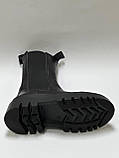 Зимові високі черевики челсі ТМ Teona 375 чорний, фото 4