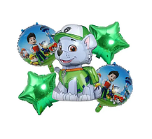 Набір фольгованих куль "Роккі", 5 шт.