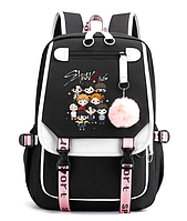 Рюкзак шкільний Stray Kids K-POP стиль місткий підлітковий CAHRES&HEKA