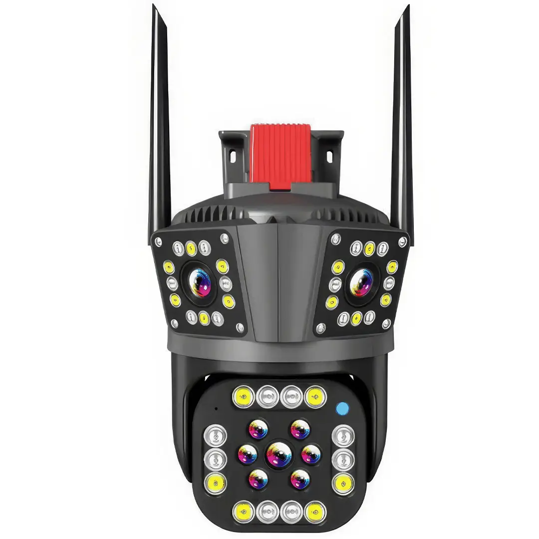 Вулична WiFi камера відеоспостереження з трьома об'єктивами PTZ 3L-V33 V380 (V380PRO)