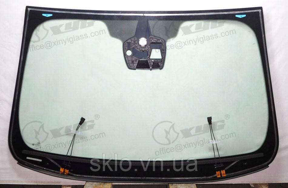 Лобове скло Ford Mondeo V/Fusion USA 2012-2018 з датчиком, 3 камерами, повним підігрівом, кріпленням і молдингом - Форд