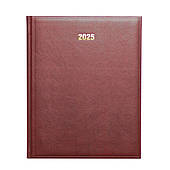 Тижневик датований 2025 Brunnen А4 "Бюро Молдова", обкладинка miradur бордо