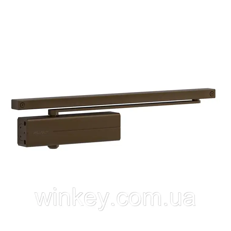 Дотягувач дверний ASSA ABLOY DC135 з шиною коричневий