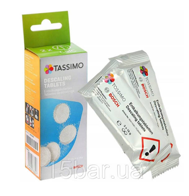 Таблетки для очищення від накипу кавоварок Bosch Tassimo 4 шт., TCZ6004