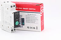 Розумний Wifi автомат з регулювання від 1А до 63A Tongou TO-Q-SY2-JWT енергомоніторинг