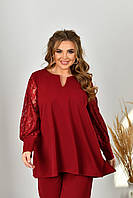 Жіночий нарядний костюм батал, фото 2