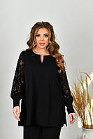 Жіночий нарядний костюм батал, фото 4