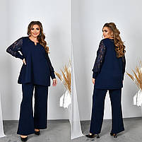 Жіночий нарядний костюм батал, фото 7