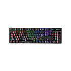 Клавіатура ігрова XTRIKE ME 6 colors-LED Mechanical Red Switch USB Black
