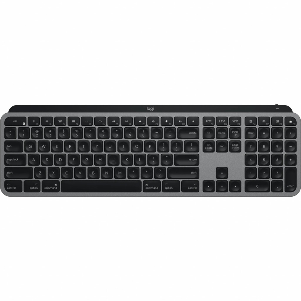 Клавіатура Logitech MX Keys Wireless for Mac Ukr Space Gray, фото 1
