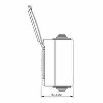 BINERA сірий Розетка зовнішня 3-а із заземленням IP65 Videx, фото 5
