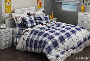 ТМ TAG Комплект постільної білизни R2068 blue