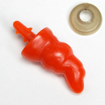 Носик для іграшок морквинка 22х12 мм, фото 1