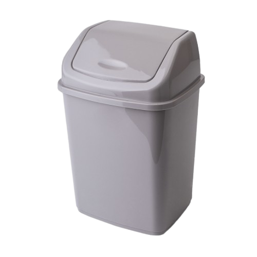 Відро для сміття 18л пластик какао Алеана, фото 1