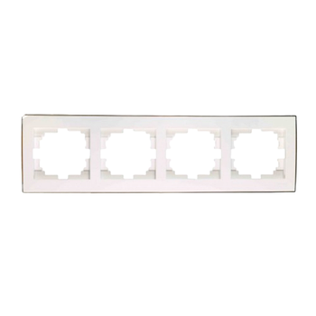 Білі рамки та крем