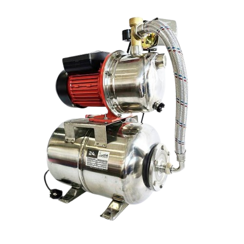 Насосна станція 1,1кВт 50м 52л/хв горизонтальний 24л в зборі JY 1000 WISLA, фото 1