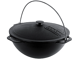 Котел чавунний азіатський з кришкою 10 л