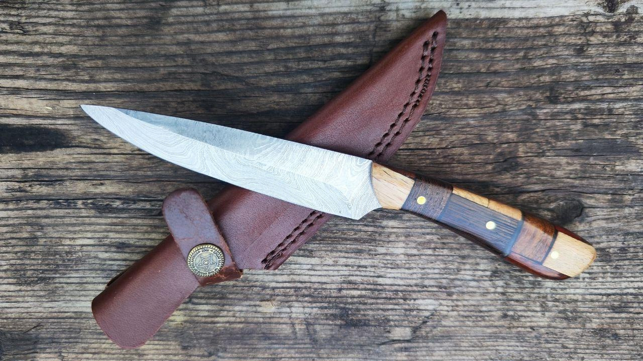 Ніж мисливський з дамаської сталі s-88, фото 1
