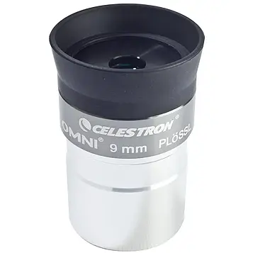 Окуляр 9 мм Celestron OMNI 1,25" поле зору 50o, видалення зіниці 6 мм, мульти просвітлення, чорніння країв