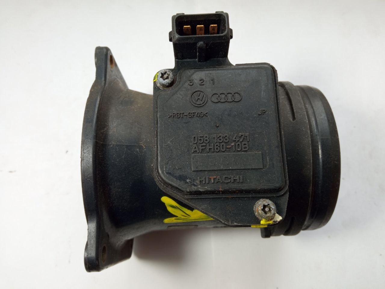 Витрата повітря Volkswagen / Audi A3 1.8 Hitachi 058 133 471 / 058133471 / AFH60-10B / AFH6010B, фото 1