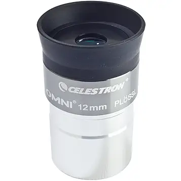 Окуляр 12 мм Celestron OMNI 1,25" поле зору 50o, винос зіниці 8 мм, мульти просвітлення, чорніння країв лінз