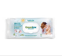 Вологі серветки Greenbox дитячі з клапаном (120 шт)