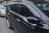 Дефлектори вікон із хром молдингом, вітровики Jeep Cherokee KL 2013-2025, фото 9