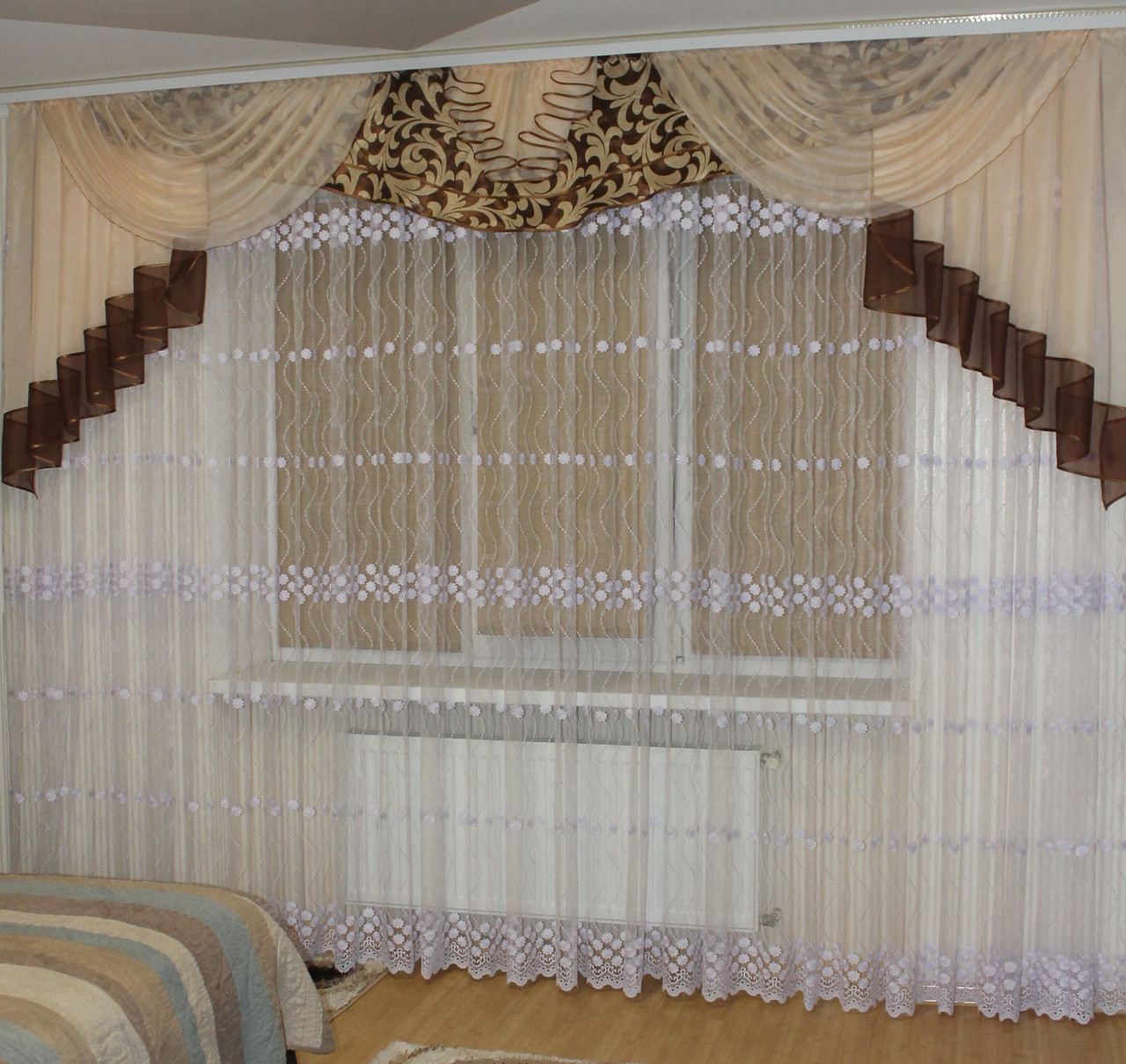 Ламбрекен 3м №308 шоколад