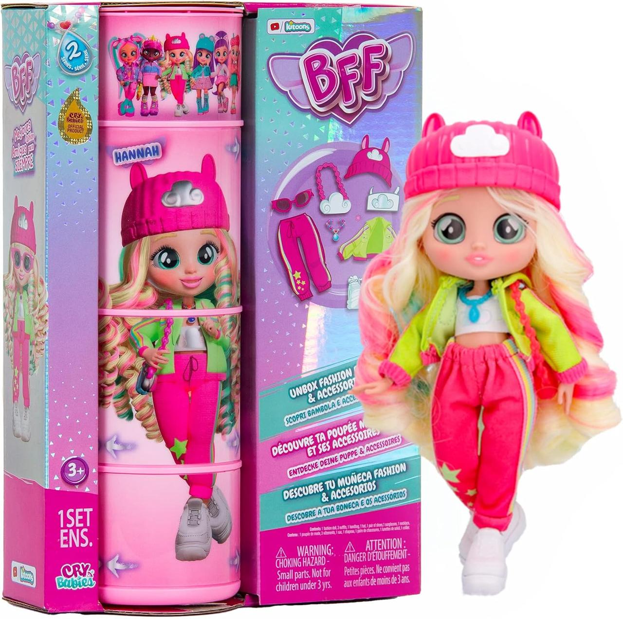 Лялька Анна плакса Cry Babies BFF Hannah.