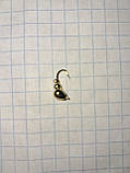 Мормишка вольфрамова мураха з вушком 0.9г золото, фото 2