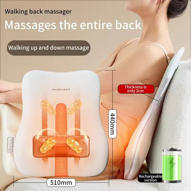 Масажер для спини, попереку, всього тіла. Роликовий масаж, підігрів. Топ продажів! - фото 1 - id-p2455832702