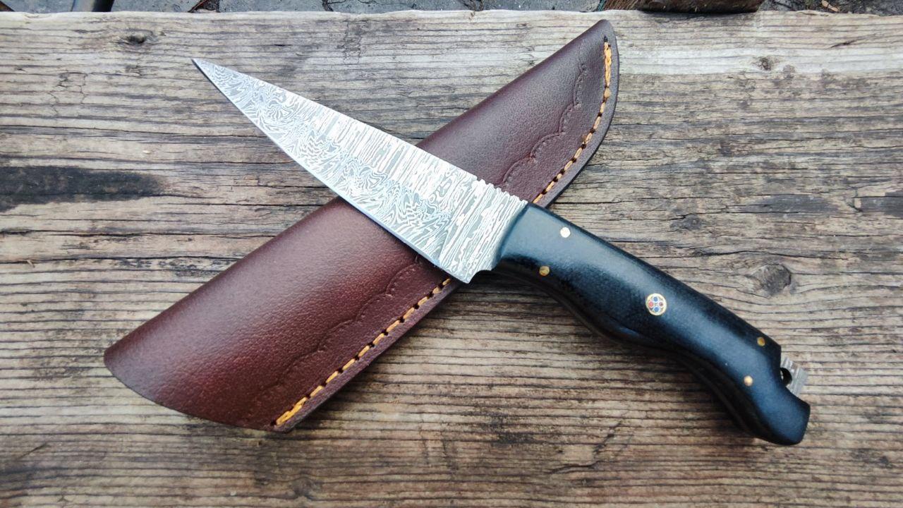 Ніж мисливський з дамаської сталі ds-94, фото 1
