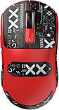 Мишка ATTACK SHARK X6 Red + Док-станція RGB | Сенсор PAW3395 | 65 годин акум, фото 2