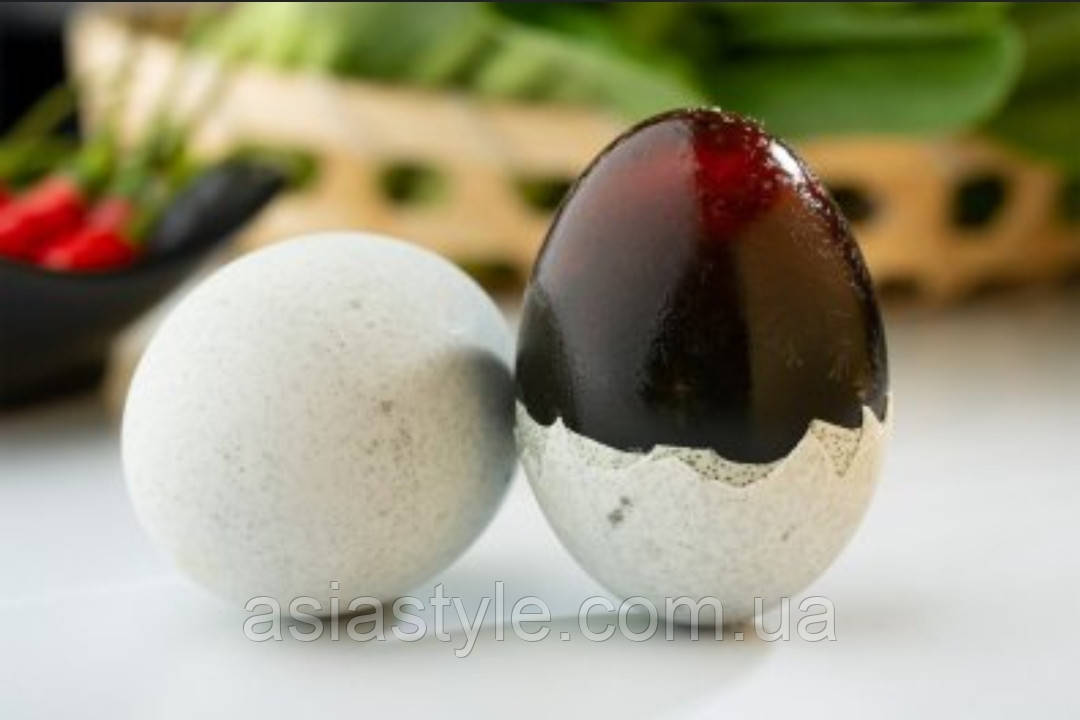 Сторічні качині яйця,  Preserved duck egg, столетние яйца, Shaxin Songhua, 6шт, 540г, ч