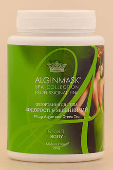 ALGINMASK Обгортання Водорослеве з Зеленим Чаєм для тіла, 250 г