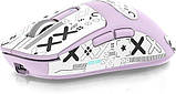 Бездротова мишка ATTACK SHARK X3 Purple | Сенсор PAW3395 | 65 годин акум, фото 2