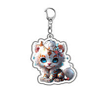 Акрилова 2D підвіска-брелок із зображенням символу року за Китайським гороскопом РІК ТИГРУ