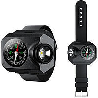 Ліхтар на руку W04-LED, Li-Ion акум., ЗП Type-C, компас, Box