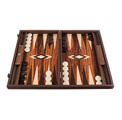 Нарди ручної роботи з палісандра Manopoulos, чорного дерева та дуба, коричневі – 48×60 см