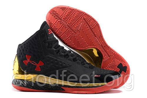Баскетбольні кросівки Under Armour Curry 1 Black Gold