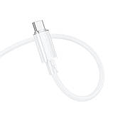 USB кабель Borofone BX112 Lemon USB to Type-C 3.0A (1m), White, фото 2