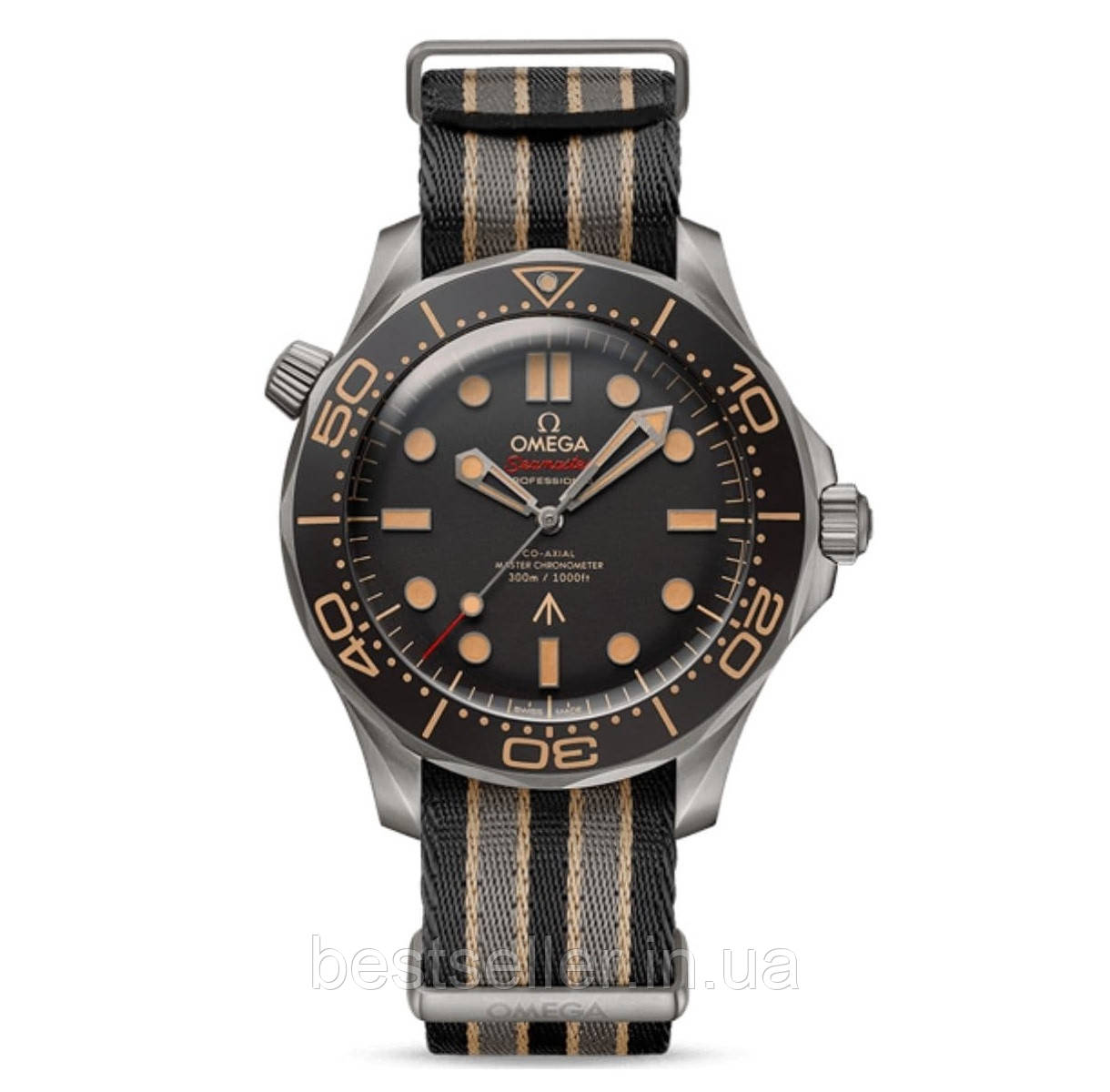 OMEGA SEAMASTER DIVER 300M CO‑AXIAL MASTER CHRONOMETER 42 MM 007 EDITION "NO TIME TO DIE". AAA